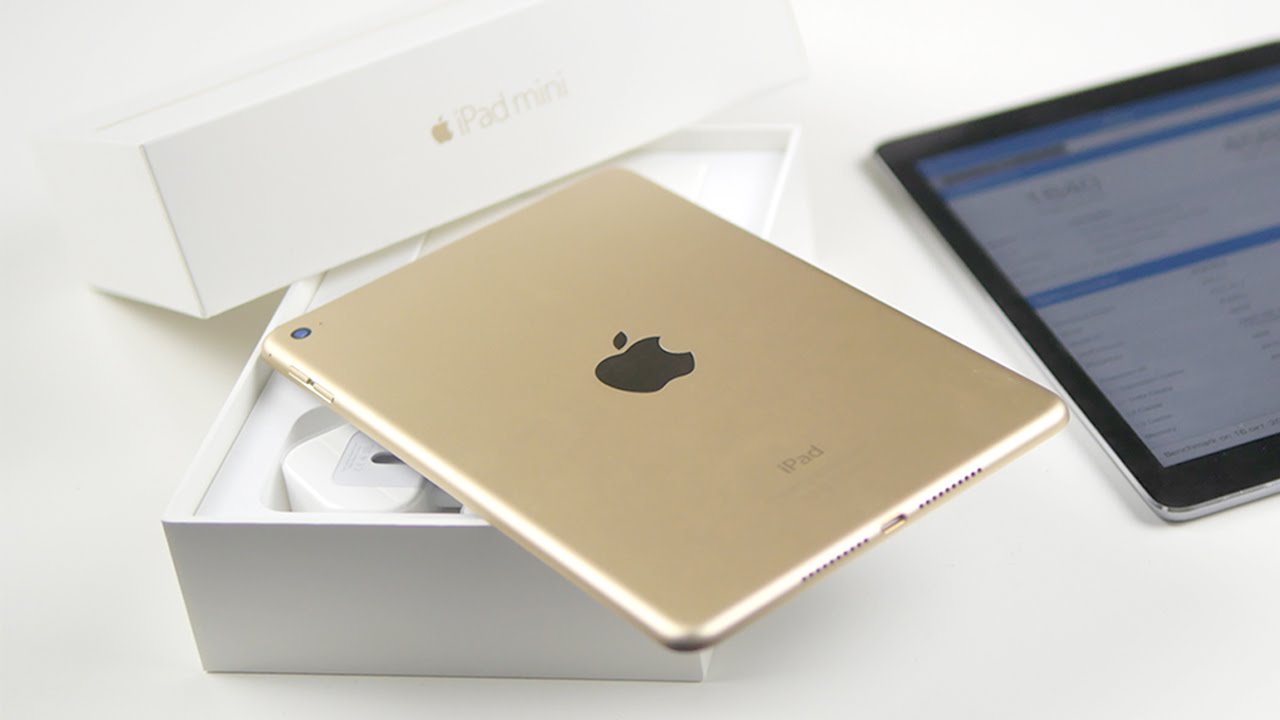 Распаковка iPad mini 4 и сравнение с Air 2