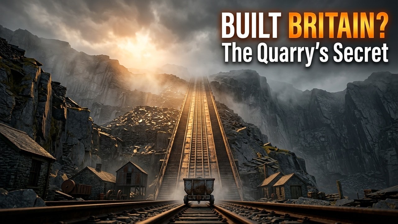 The Quarry That Built Victorian Britain | Dinorwic Aerial Views