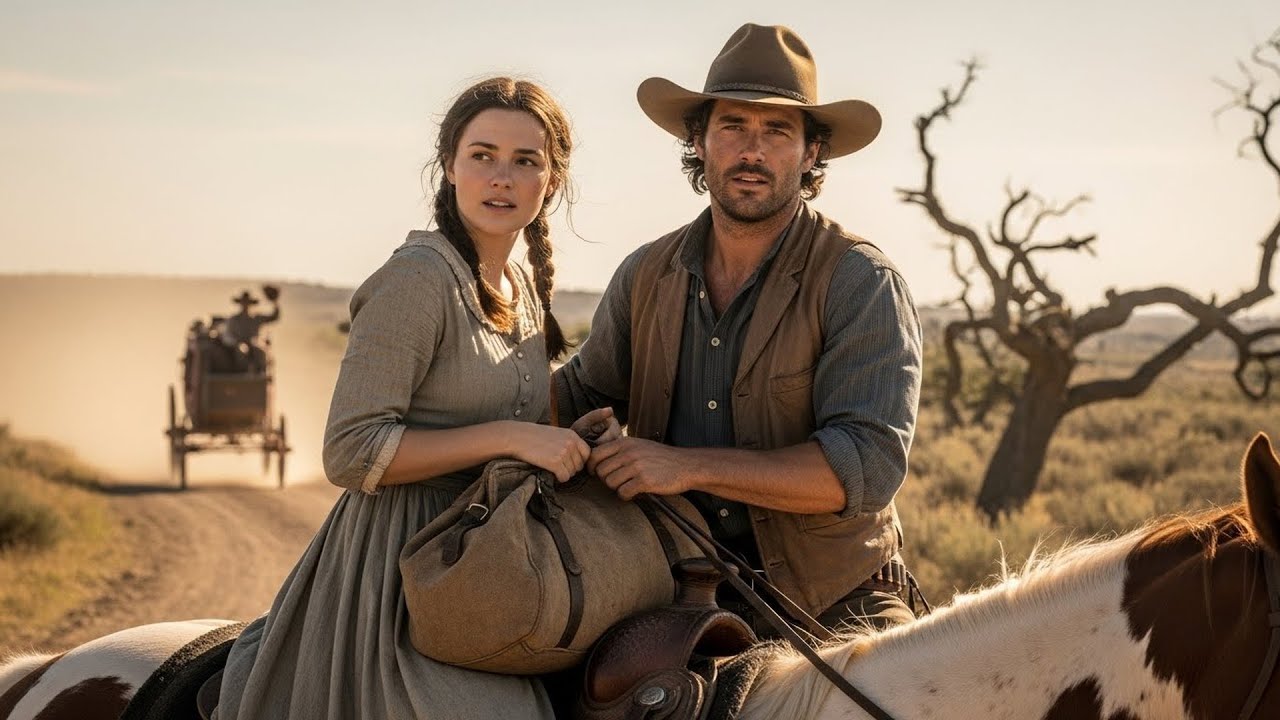Stage Left Without Her When She Couldn't Pay Fare, Cowboy Put Her On His Horse And Rode West