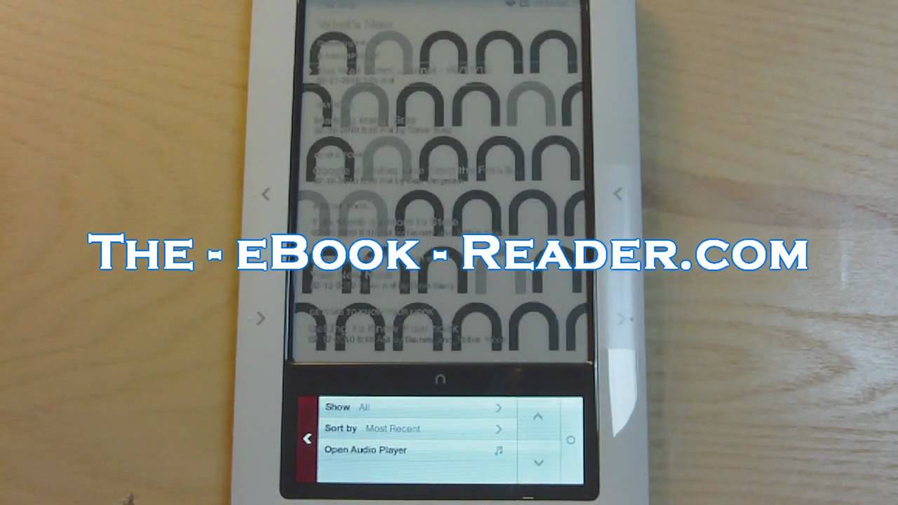 Nook Review w/ Firmware v 1.2 - Barnes and Noble Nook