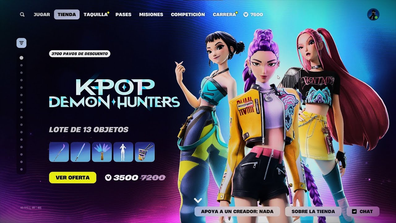 ⚡KPOP DEMON HUNTERS x FORTNITE 02/10/2025⚡ | Tienda de Fortnite 02 de Octubre | 🌟TIENDA DE FORTNITE🌟