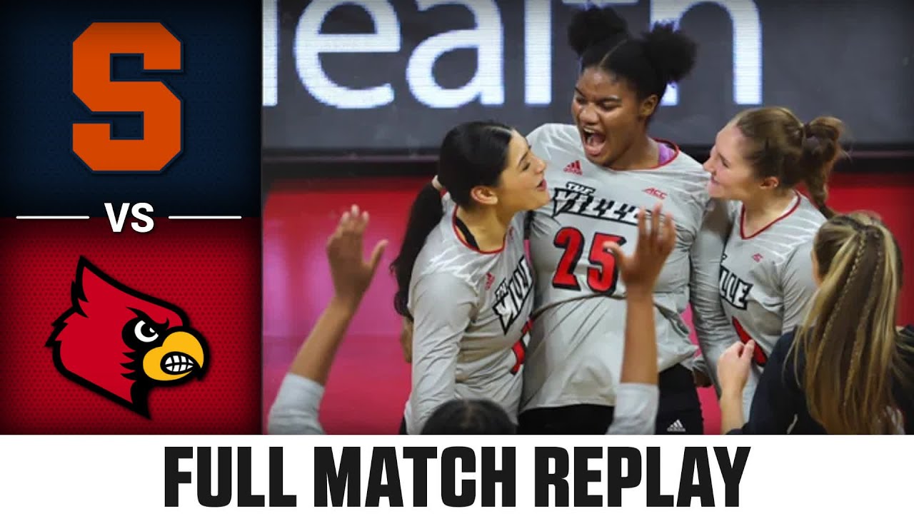 Syracuse vs. Louisville Full Match Replay | 2023 ACC Volleyball