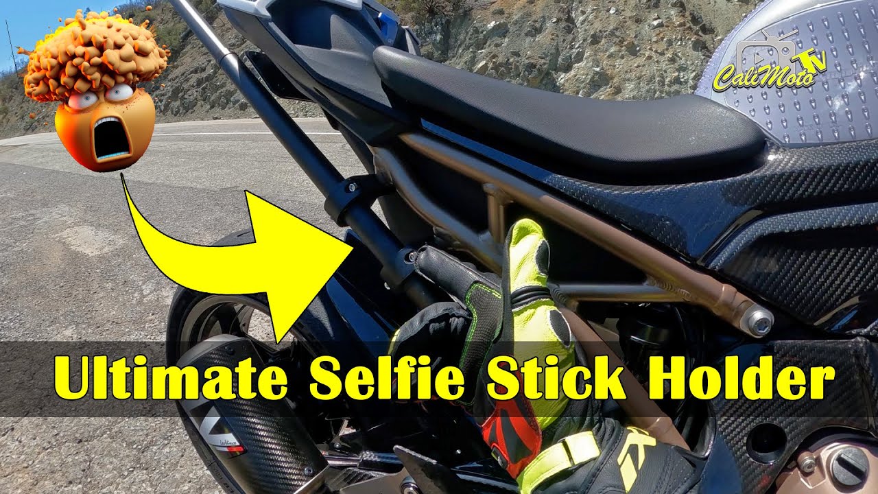 The Ultimate Selfie Stick Holder for the BMW S1000 Platform!