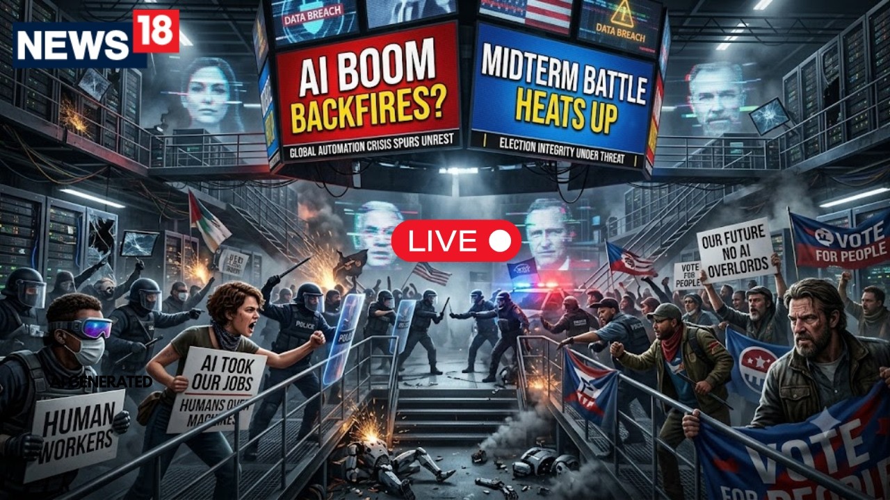 US MIDTERM Election 2026 LIVE | Trump&rsquo;s AI Gamble Under Fire: Could Voters Turn on GOP? | N18G