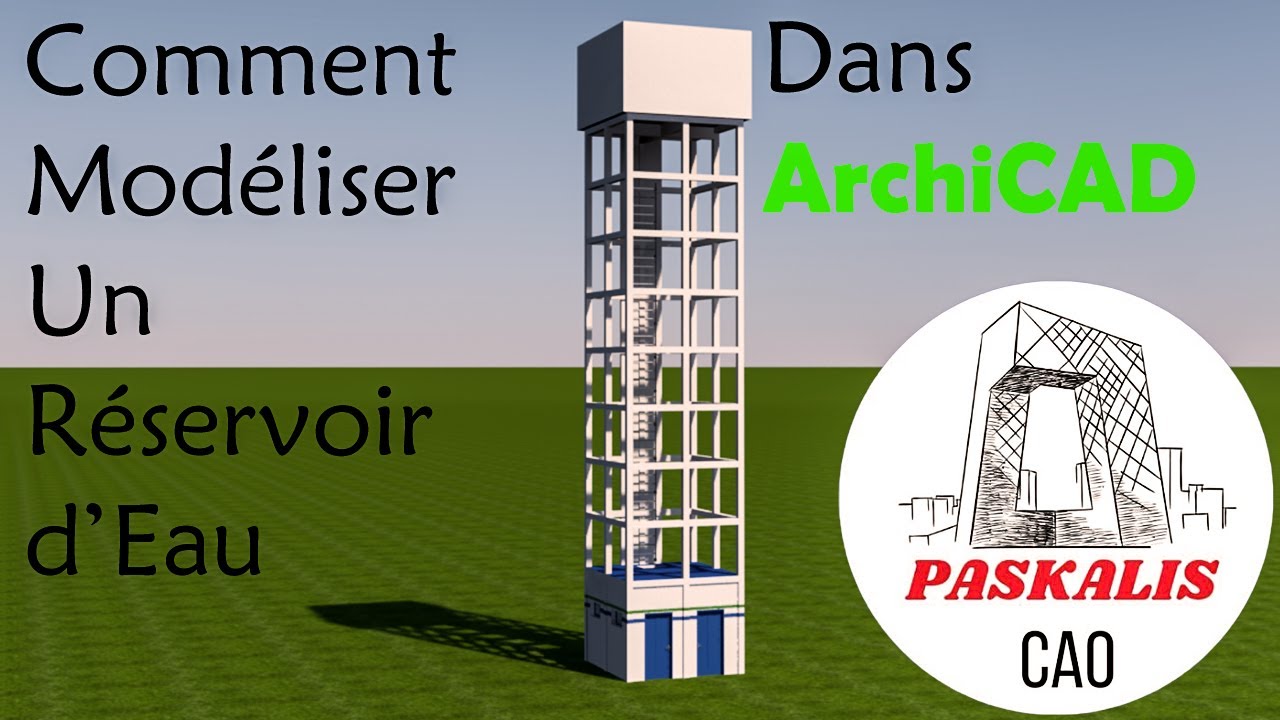 Comment modéliser un réservoir d'eau dans ArchiCAD 23