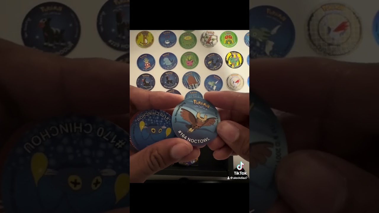 Colección de tazos Pokemon segunda generación