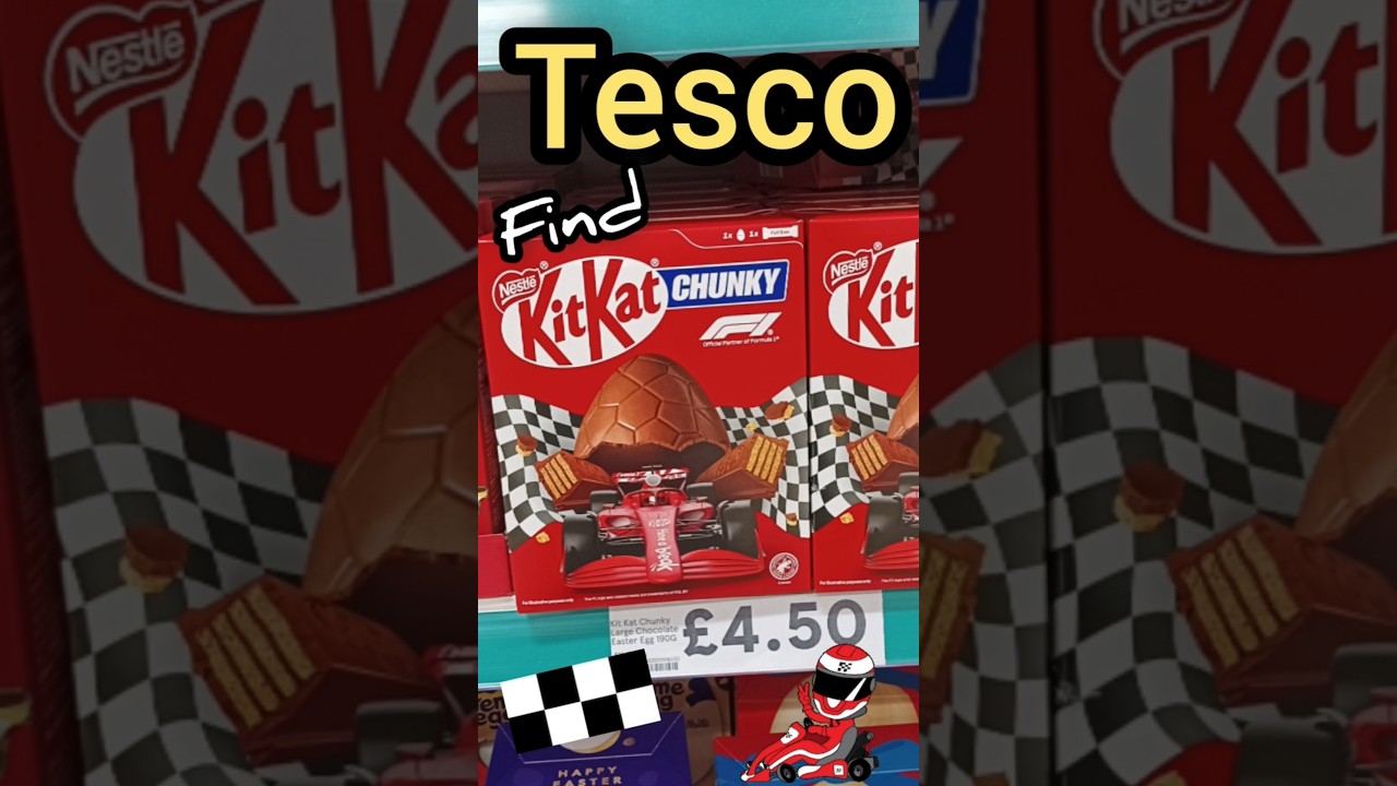 KitKat F1 🍫🥚 #easter #egg #sweet #find #tasty #new #uk #shake #chocolate #formula1 #f1 #large#kitkat