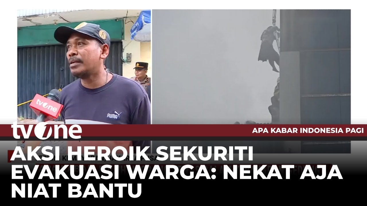 Puluhan Orang Tewas dalam Insiden Kebakaran Gedung, Sekuriti Jelaskan Kronologis | AKIP tvOne