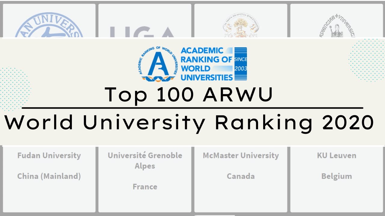 [2021] TOP 100 ARWU world University ranking 2020| ARWU world university rankings 2020~2019