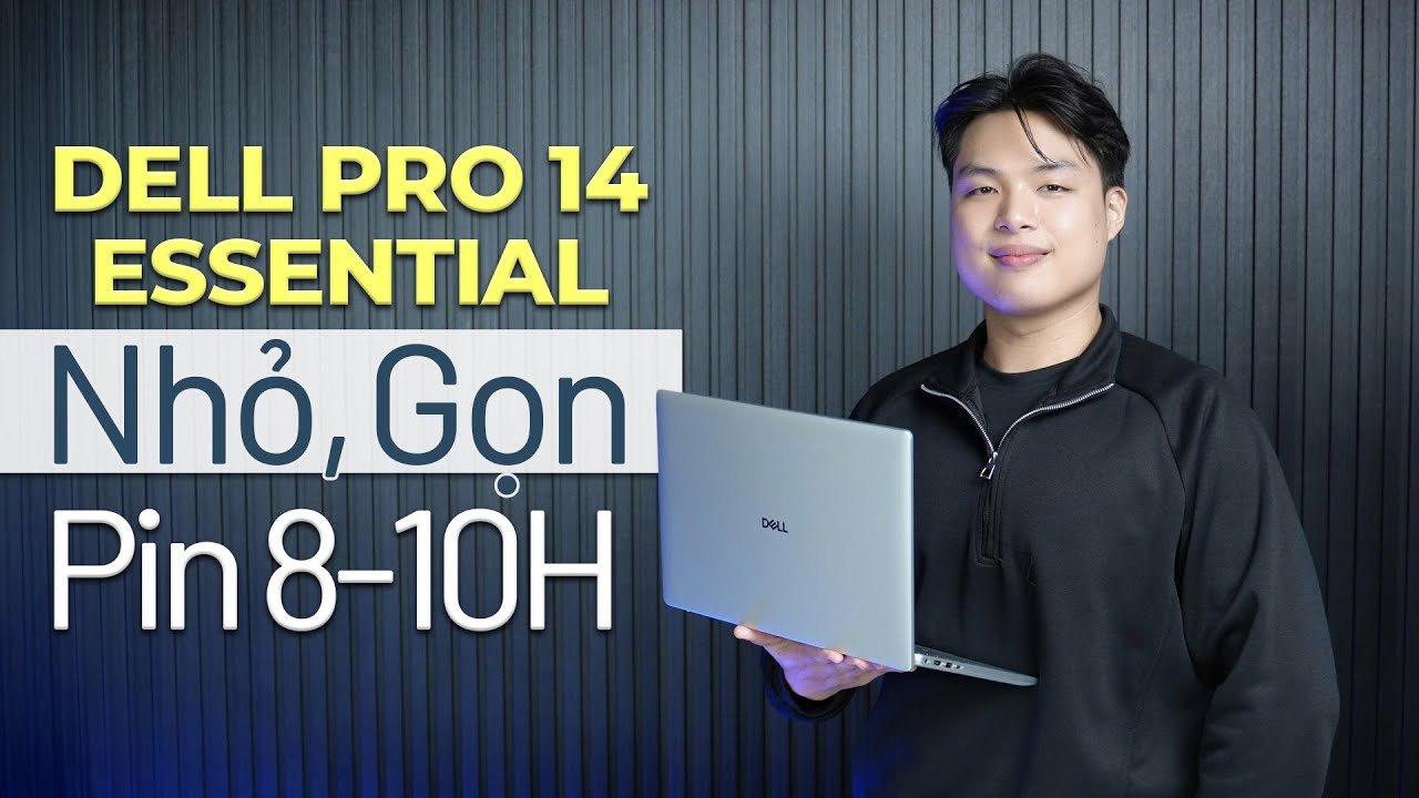 Dell Pro 14 Essential - Laptop Chuẩn Doanh Nghiệp, Bền Bỉ, Mạnh Mẽ