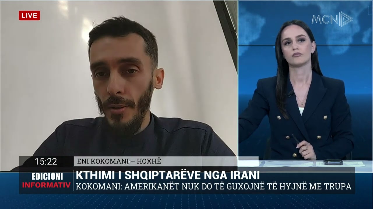 Kokomani: Iranianët janë të bashkuar kundër sulmit. Nuk do ketë ndërhyrje tokësore nga SHBA