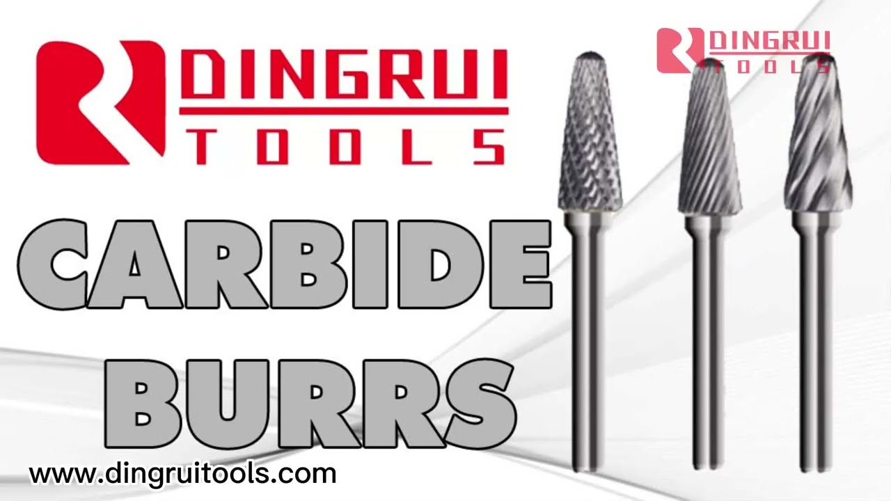 Dingrui Carbide burrs | 6mm shank | 3mm shank | double cut, single cut, aluminum cut