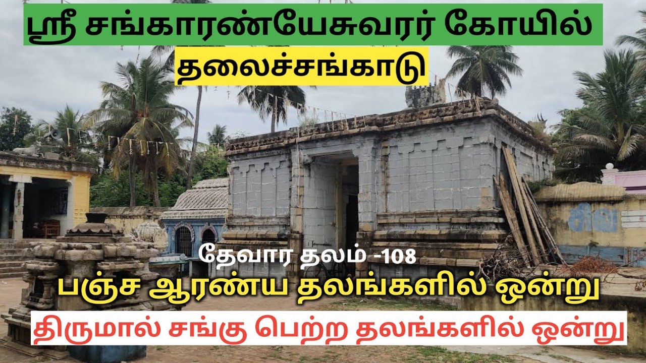 தலைச்சங்காடு சங்காரண்யேசுவரர் கோயில் / தேவார தலம் @Indiatempletour 