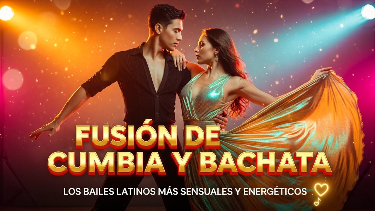🔥 Fusi&oacute;n de Cumbia y Bachata 💃 | Los Bailes Latinos M&aacute;s Sensuales y Energ&eacute;ticos 🕺