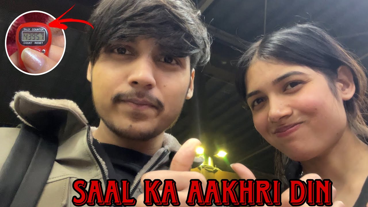 Saal ka aakhri din  😍❤️ ||  hum gye mandir 🥰 || The Mk vlogs 