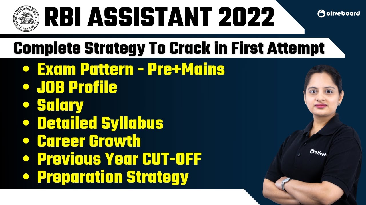 RBI Assistant 2022 Notification Date | Exam Pattern, Syllabus, Job Profile & Career Growth, CUT-OFF