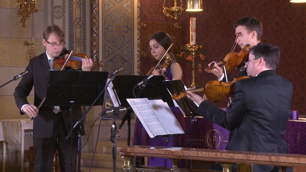 Jacob DONT : Quartett op. 42; D. HELLSBERG, L. und L. KUSZTRICH, R. LISSY. Kirche zum hl. Borromäus