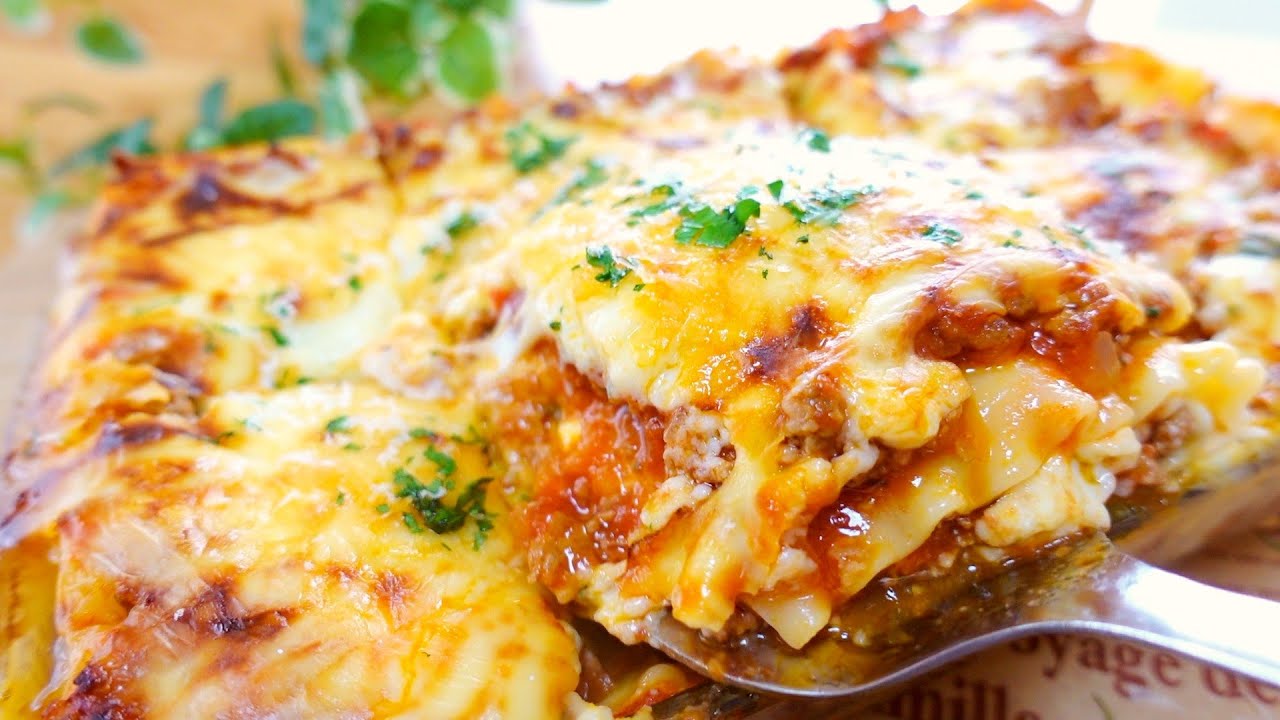 最高に美味しい！ラザニアの作り方｜The best! Lazagna｜
