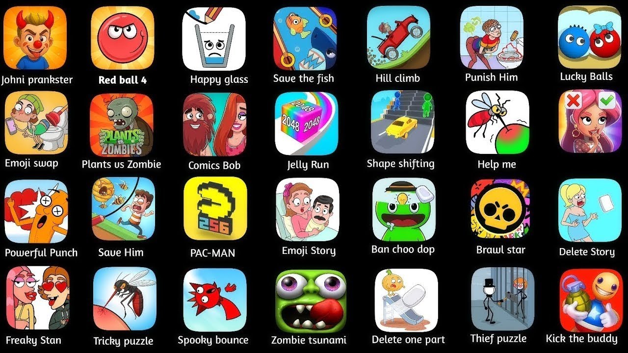 Roblox,Comic bob, Freaky Stan, Find the Allien, Thief puzzle,red ball,pic man