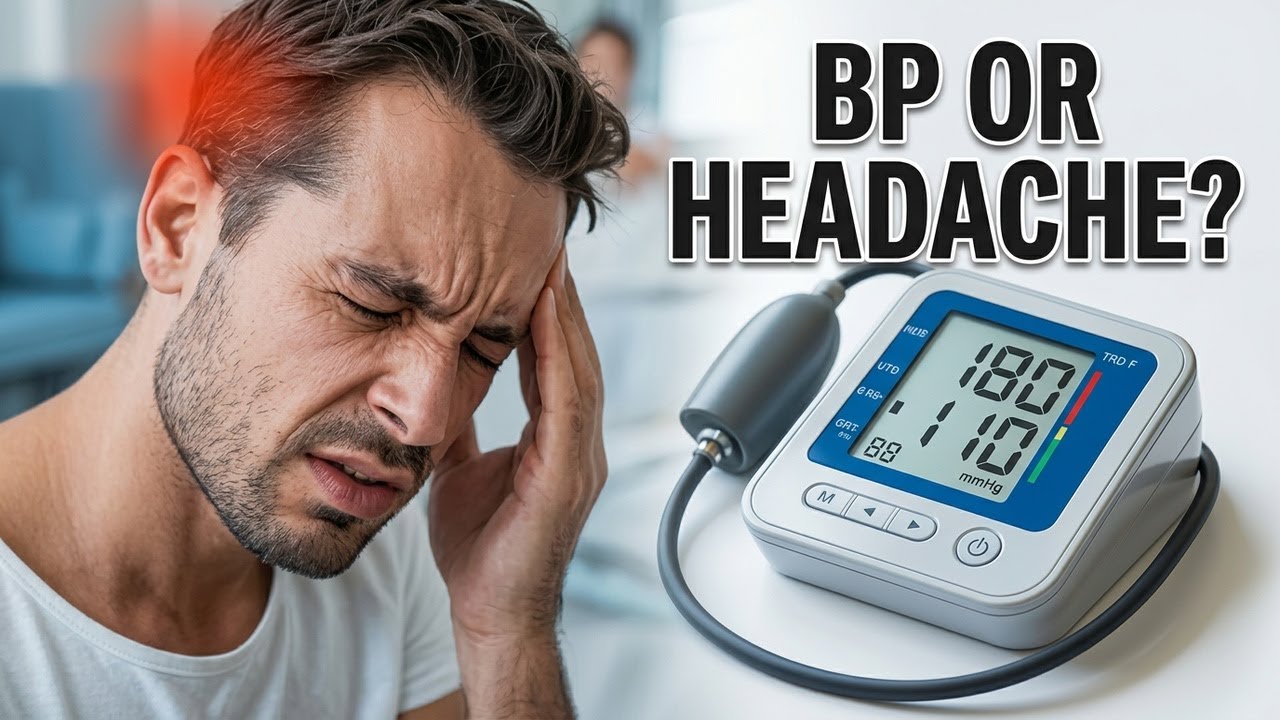 BP से सिरदर्द या सिरदर्द से BP? | When High BP Causes Headache — Or Vice Versa?