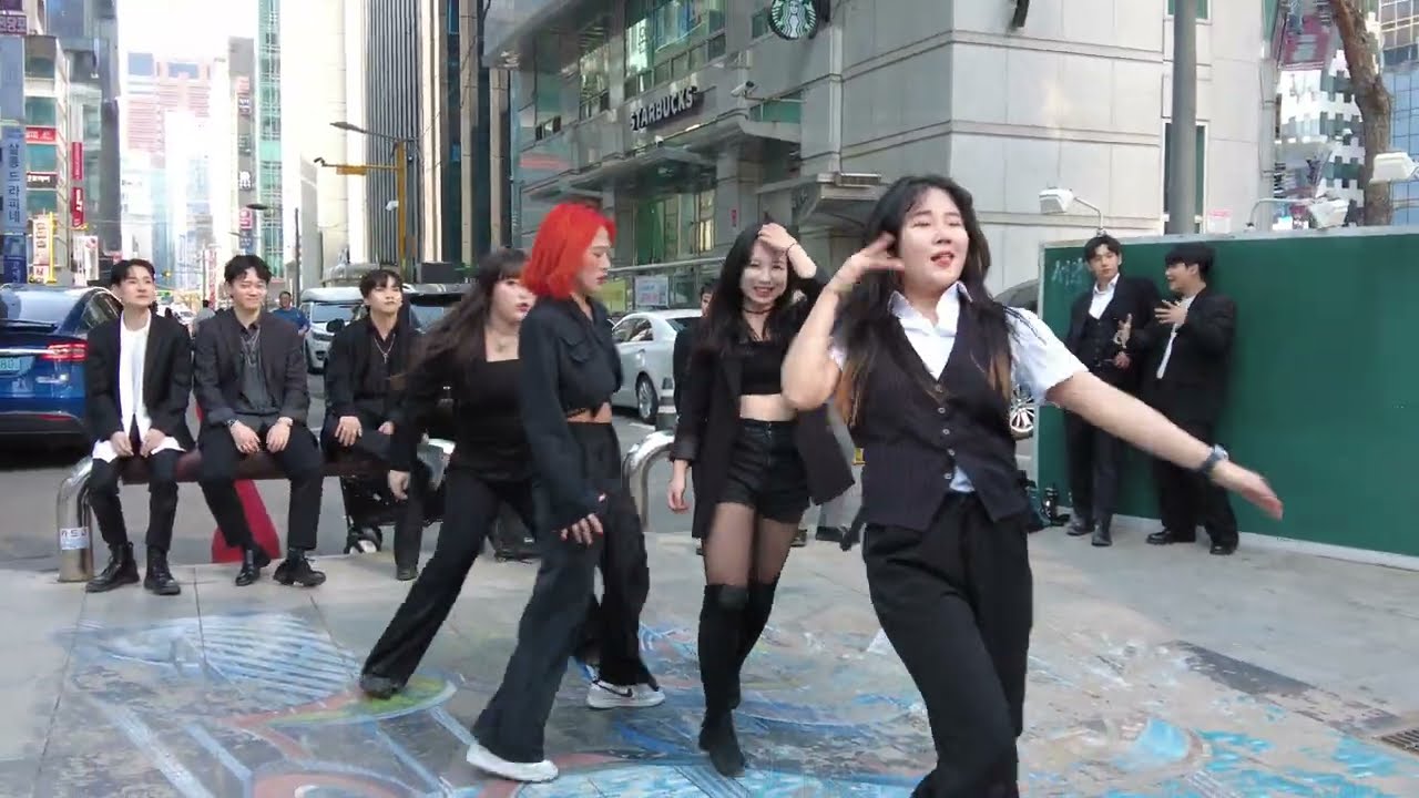 20240323 HAF(HighAltitudeFlight)#하프(고공비행) GangNam🥰Station#강남역 Busking#버스킹 DJI 0160