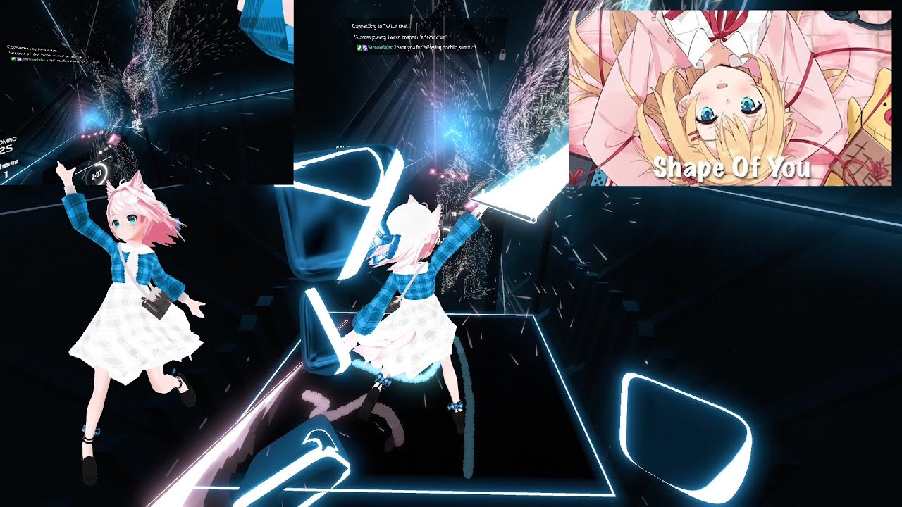 [Beat Saber] Shape of you (Covered Akai Haato)