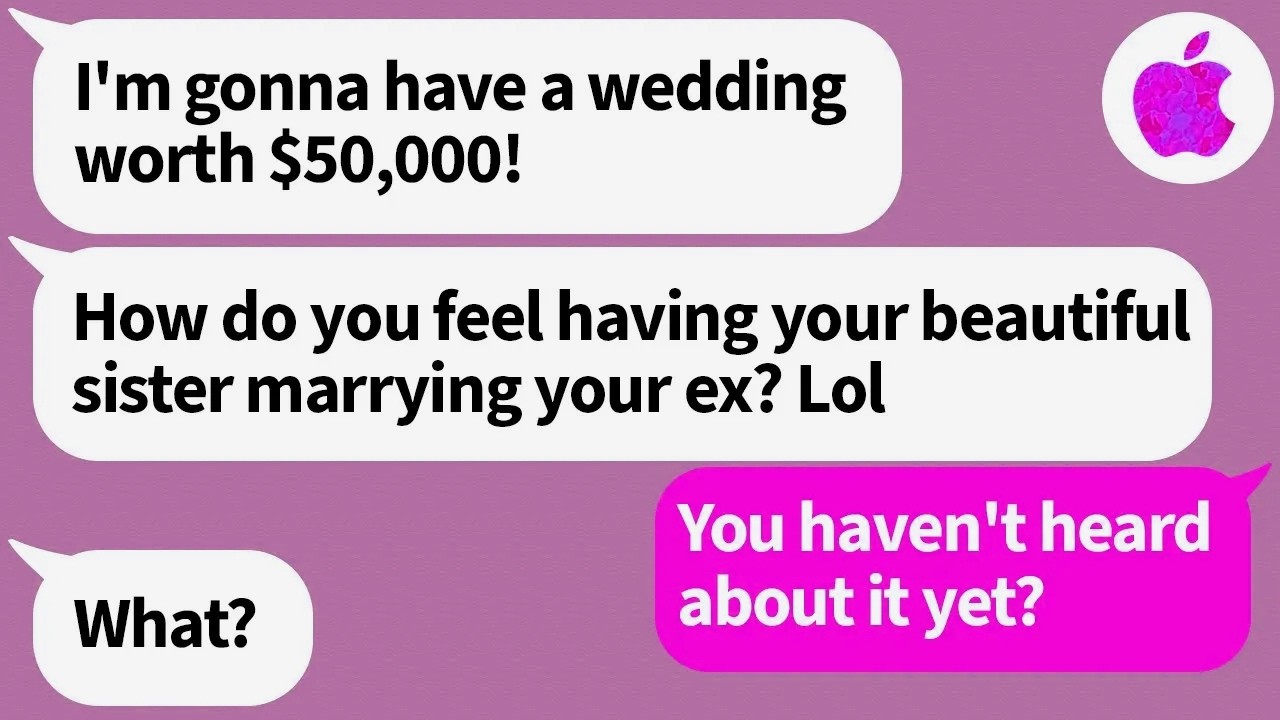 The little sister who believes that she's the fiancée bragged to me about getting married