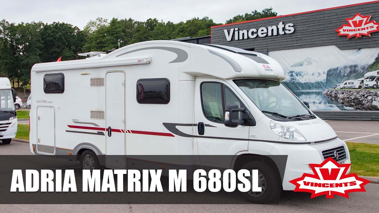 Så fungerar ADRIA MATRIX M 680SL - Vincents Husbil & Husvagn