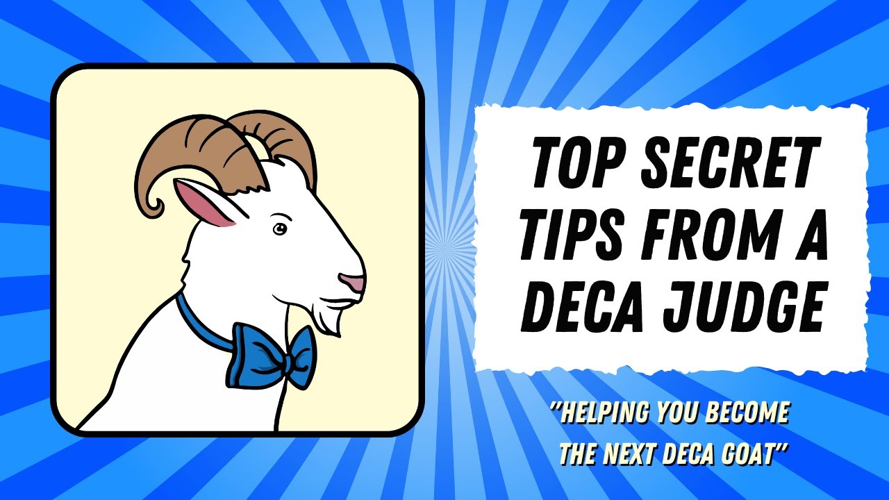 Top Secret Tips from a DECA Judge
