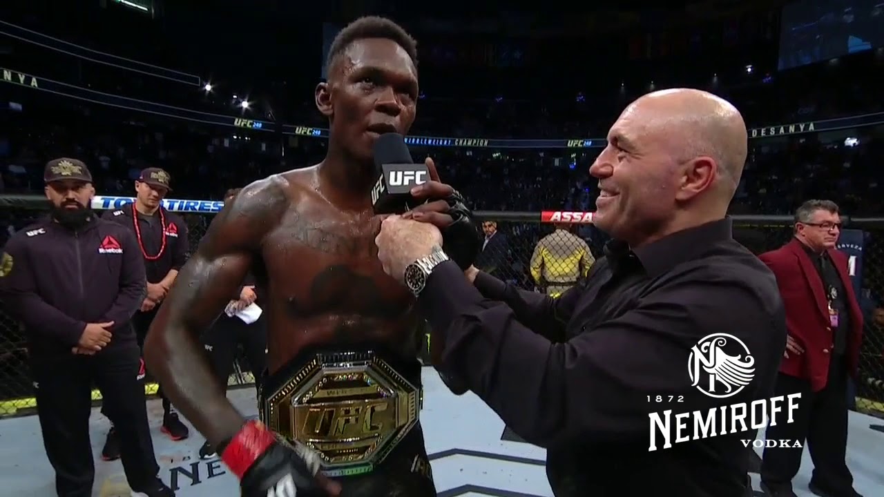UFC 248: Israel Adesanya & Yoel Romero Octagon Interviews