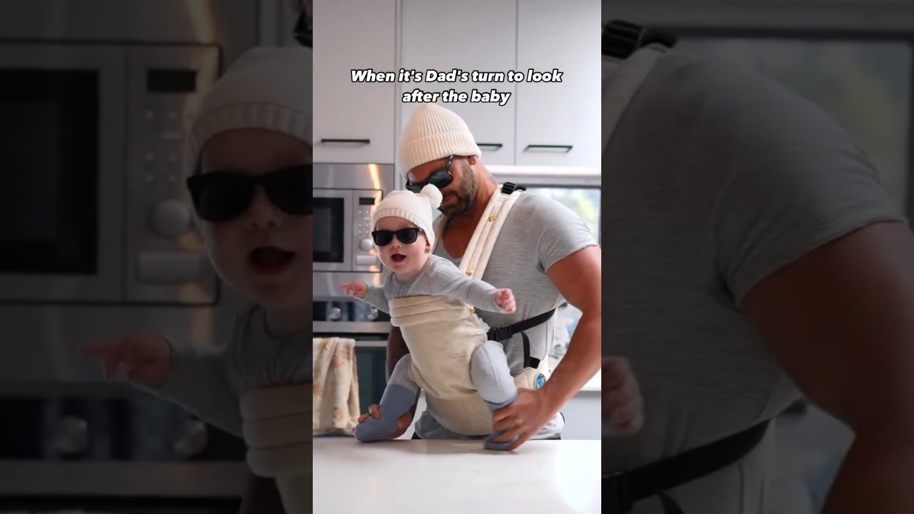 7 Month Old Outdances His Dad 😂🔥 | #Vibes #DadLife #BackstreetBoys #DanceGoals