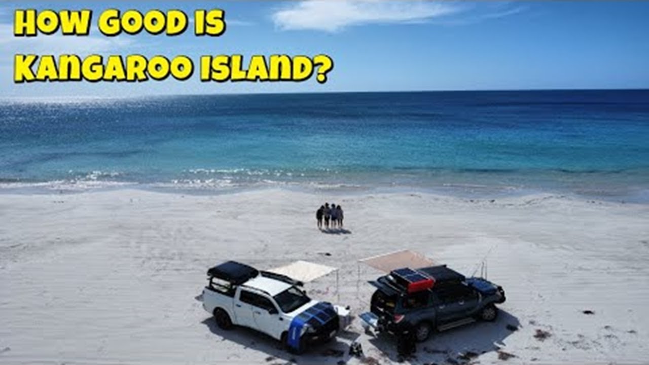 Off grid camping Kangaroo Island - part 1 - Dudley Wines, American River and Emu Bay