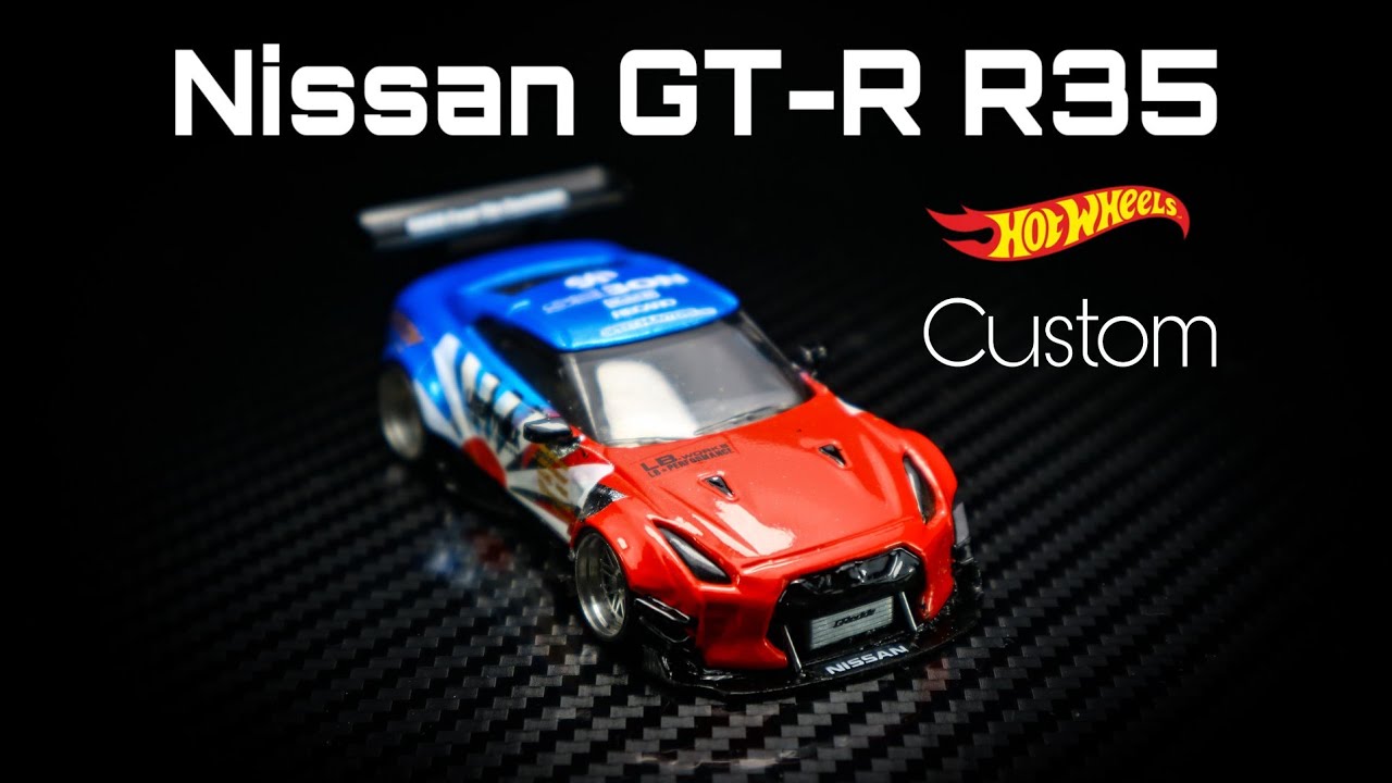 Nissan GT-R R35 liberty walk hot wheels custom