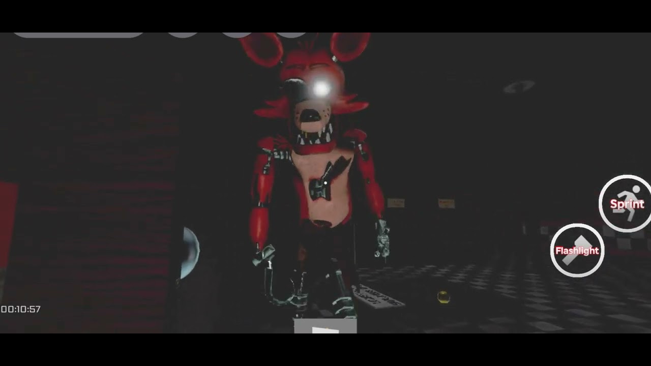 Foxy from fnaf doom but we don’t sugar coat it warning:this is a horror game search up if necessary 