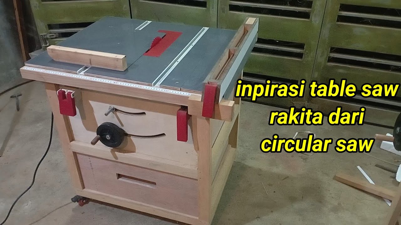 inspirasi table saw rakitan dari circular saw