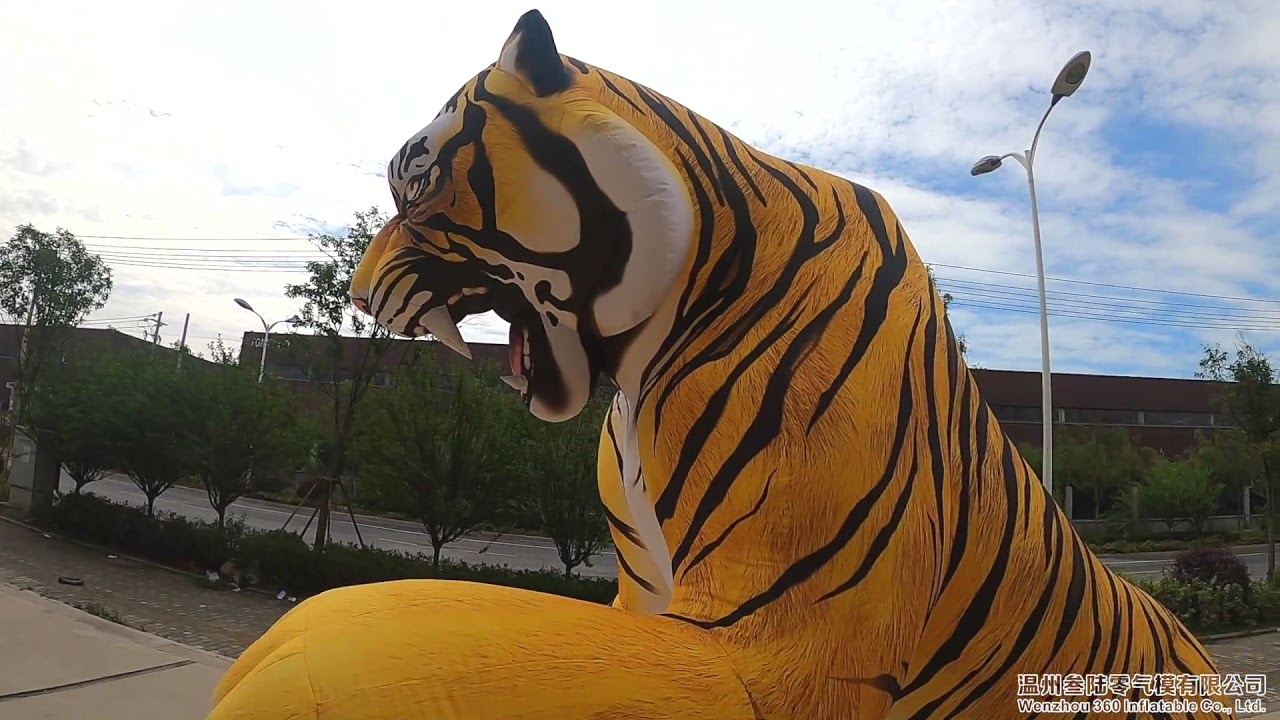 3m Inflatable Tiger Mascot Custom