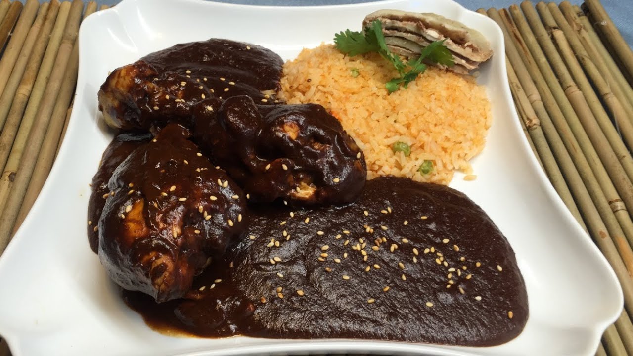 MOLE POBLANO CON POLLO , DELICIOSA RECETA!