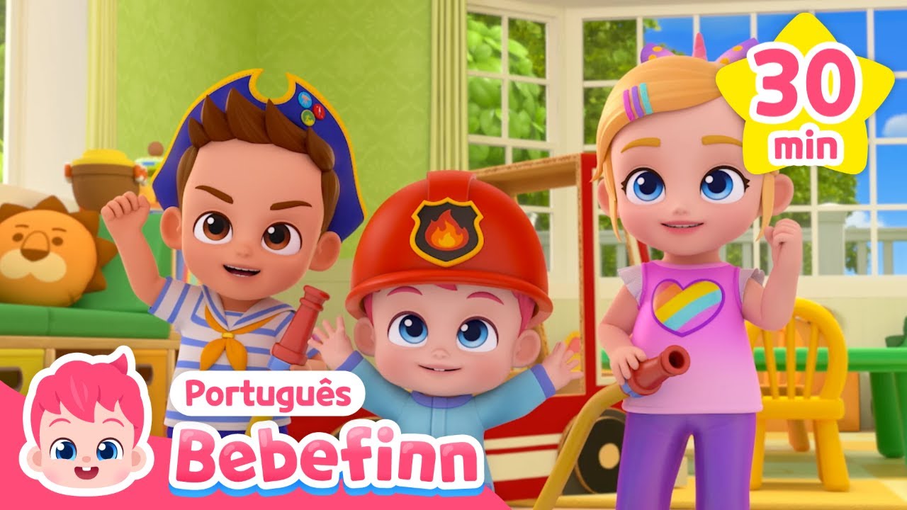 Super Equipe do Resgate🚨 | Contra o Fogo🔥 | + Compilação | Bebefinn em Português - Canções Infantis