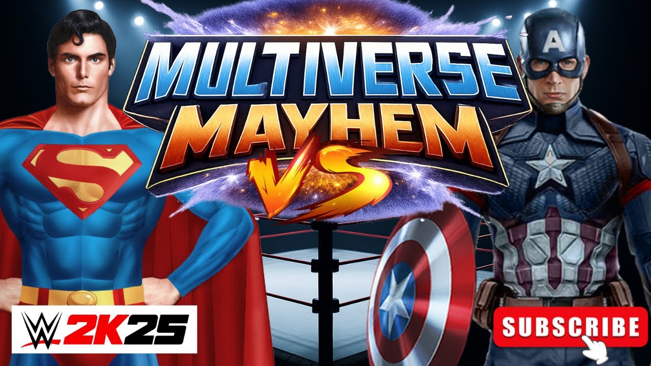 Superman vs Captain America – Who Wins in WWE 2K25?