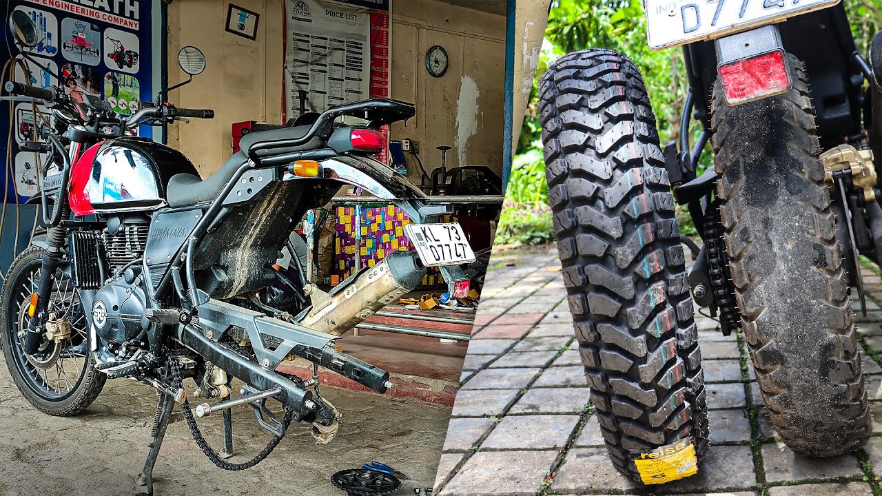 Trying Out New Tyre For My HIMALAYAN BS6 | REISE MOTO TRAIL R
