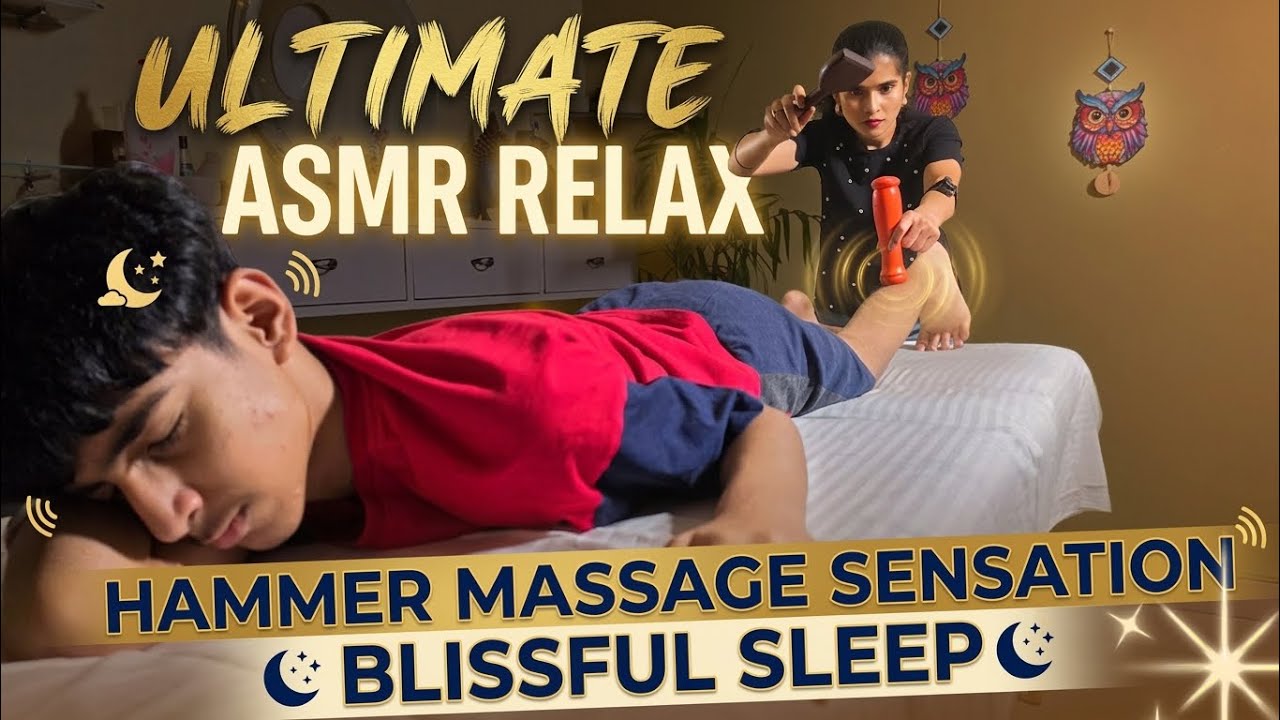 Ultra Intense Leg Massage With Cosmic Touch | I have done this time Joint Crack |ASMR