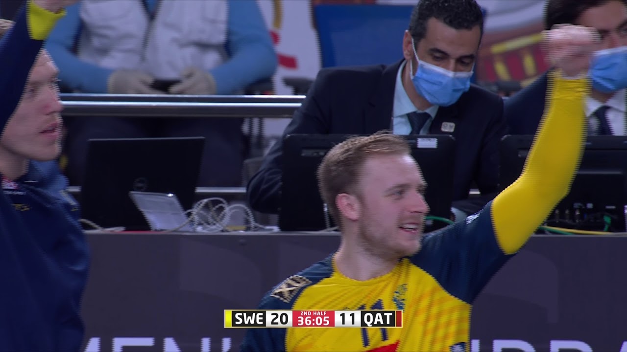 Sweden vs Qatar | Highlights | 27th IHF Men's World Championship, Egypt 2021