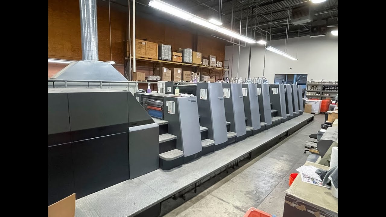 2008 Heidelberg XL75-8P+LX F for sale from Trinity Printing Machinery USA