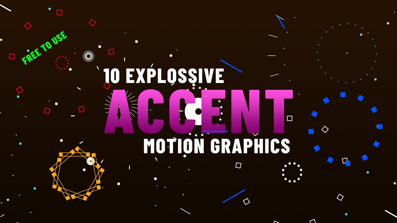 🔥 10 FREE Circle Burst Motion Graphics Overlays | Use in ANY Video Editor!