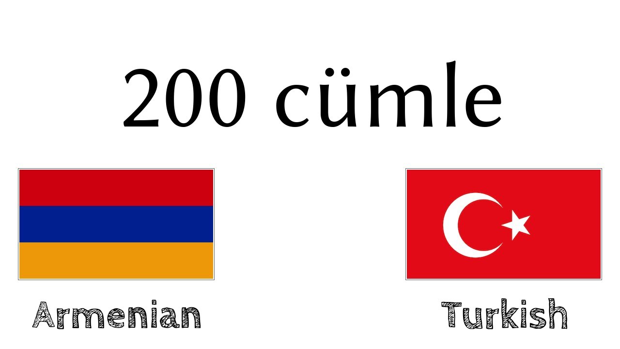 200 cümle - Ermenice - Türkçe