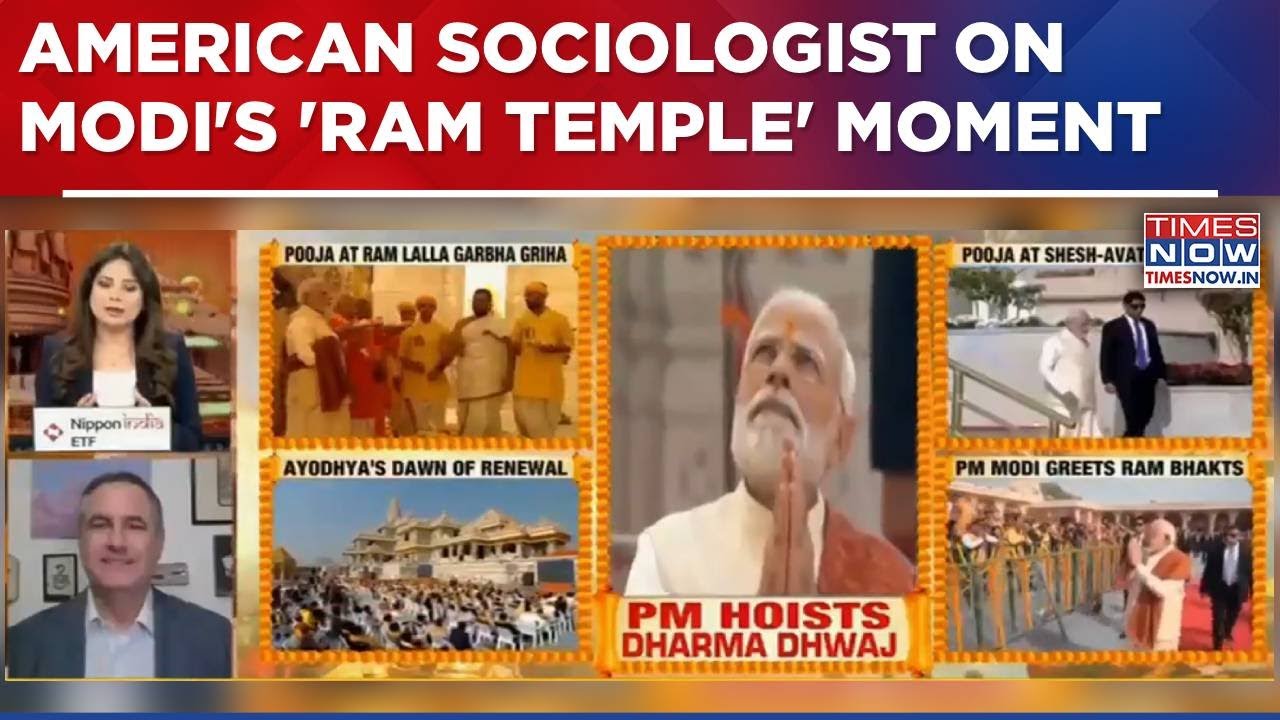 US Sociologist On PM Modi Hoisting Sacred Flag At Ayodhya Ram Mandir: Watch Salvatore Babones POV