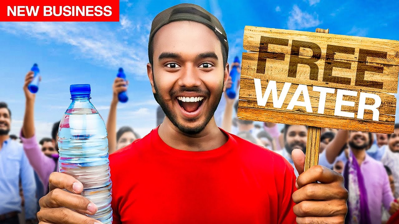 I Made Rs50,000 by distributing FREE WATER !! *New Business*