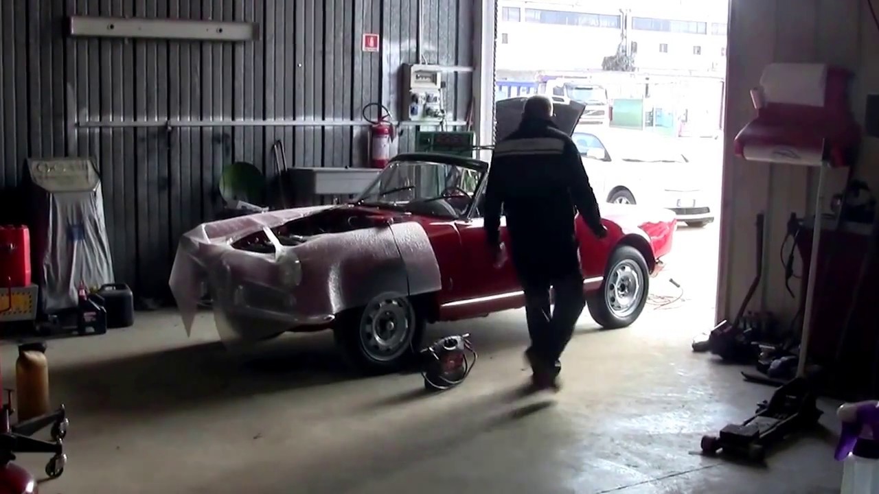 Giulietta Spider Restoration Diary VII #3: engine start up