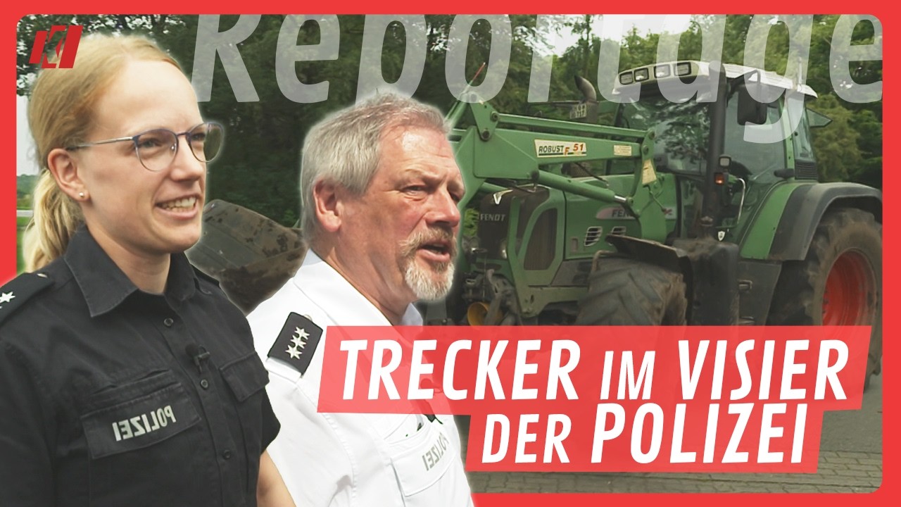 MIT DEN TRECKER-COPS AUF STREIFE - Gefahr auf der Landstraße | Reportage | Kamera Zwei