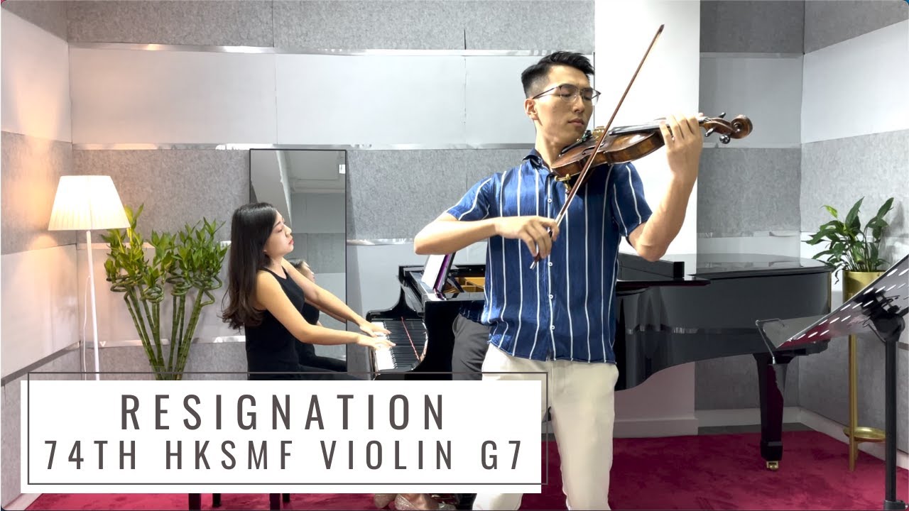 74th HKSMF Violin G7 Dancla Resignation by Jonathan Law & Bellia Yung
